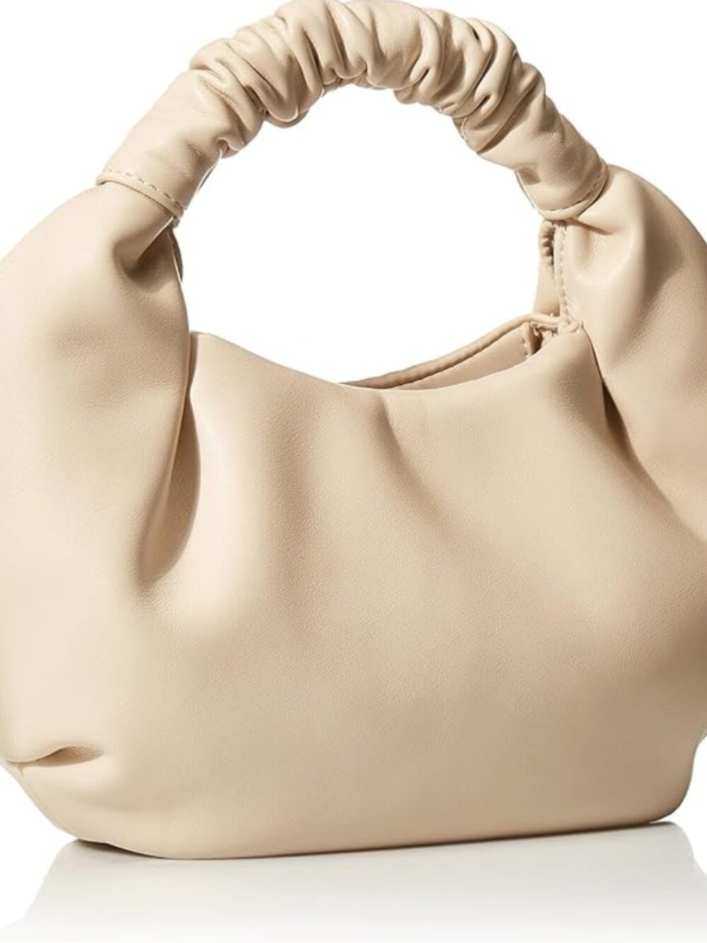 The Drop Women's Addison Soft Volume Top-Handle Bag in Bone, Excellent Condition